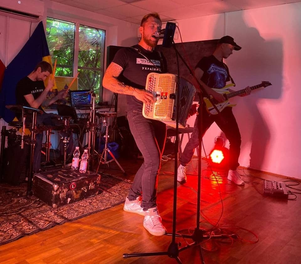 Фото з репетиції гурту в Черкасах