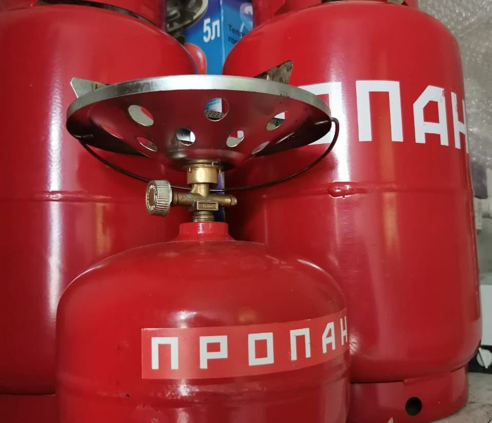 Продам балони 50 та 27 л, газові пальники 5 літрів