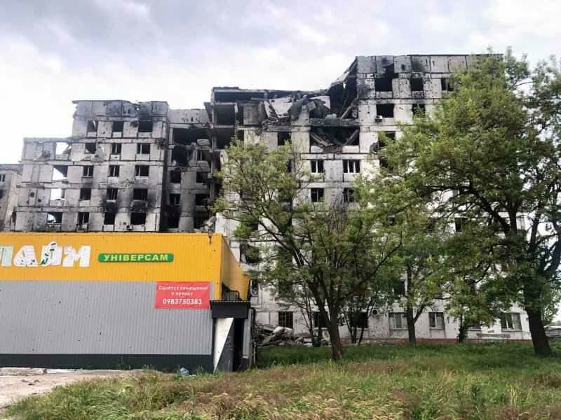 Из этого дома Ксения забирала уцелевшие фотографии