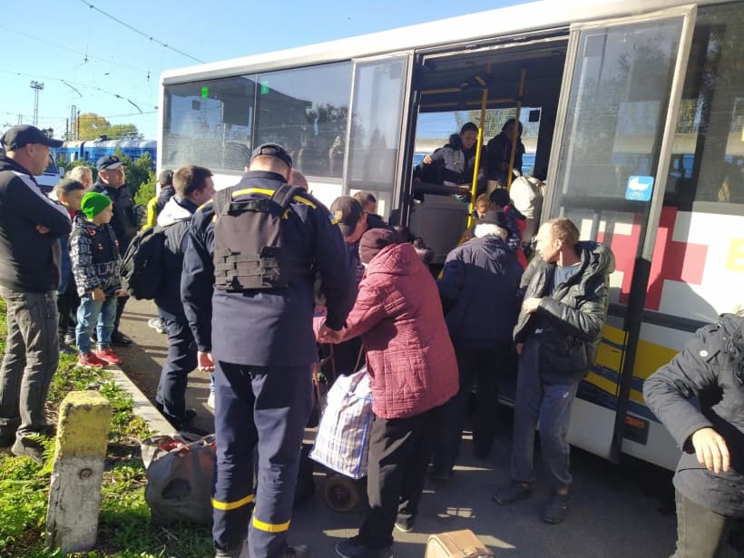 Процес евакуації населення