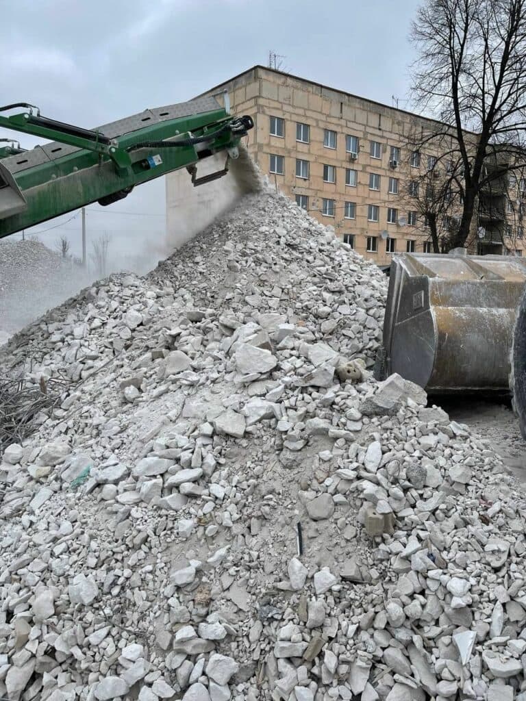 ресайклінг будівельних матеріалів Донеччина Луганщина