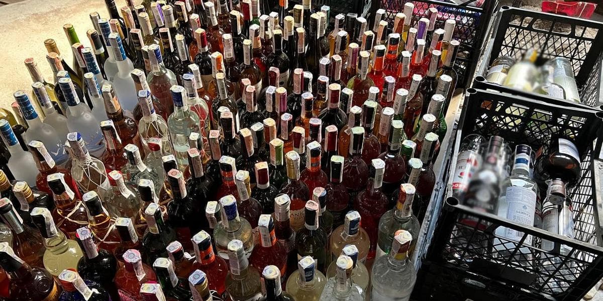 На Донеччині за 2023 рік вилучено незаконного алкоголю на суму понад 50 мільйонів гривень