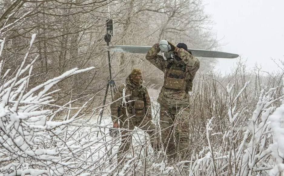 Українські бійці показали ліквідацію живої сили ворога в снігових полях сходу (відео)