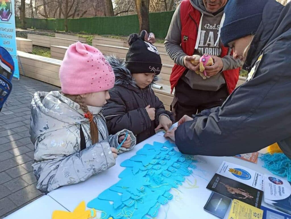 свято дітям з Луганщини у Дніпрі