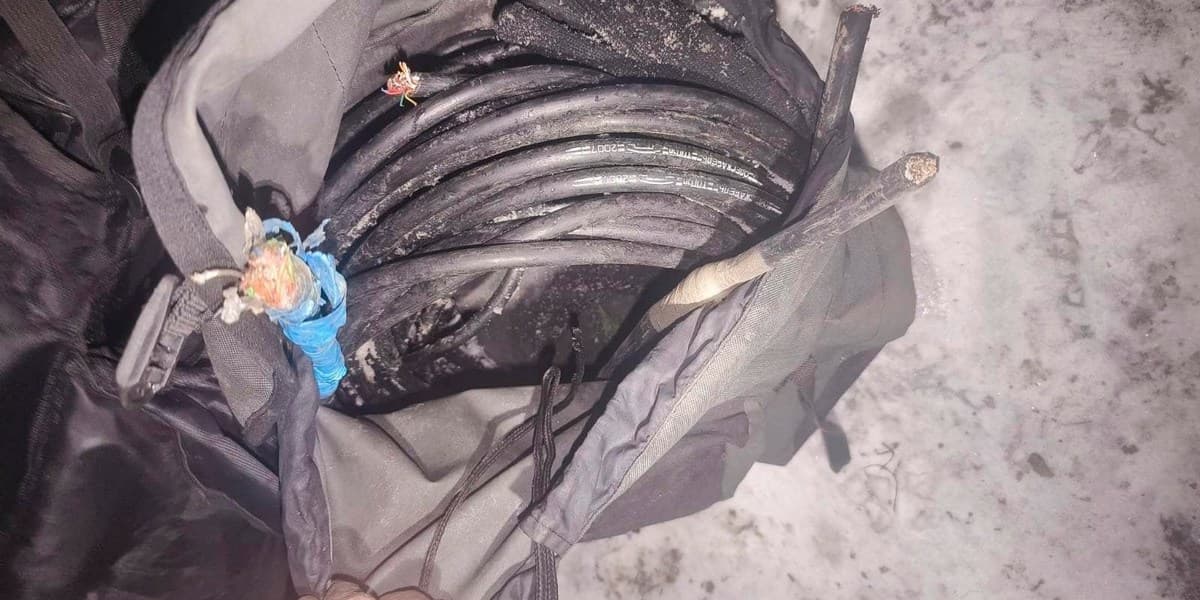 У Краматорську патрульні виявили ймовірного викрадача кабелю