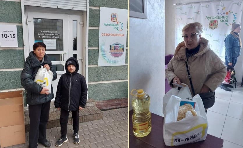 За рік понад 5000 пакунків з продуктами отримали жителі Луганщини у хабі в Тернополі