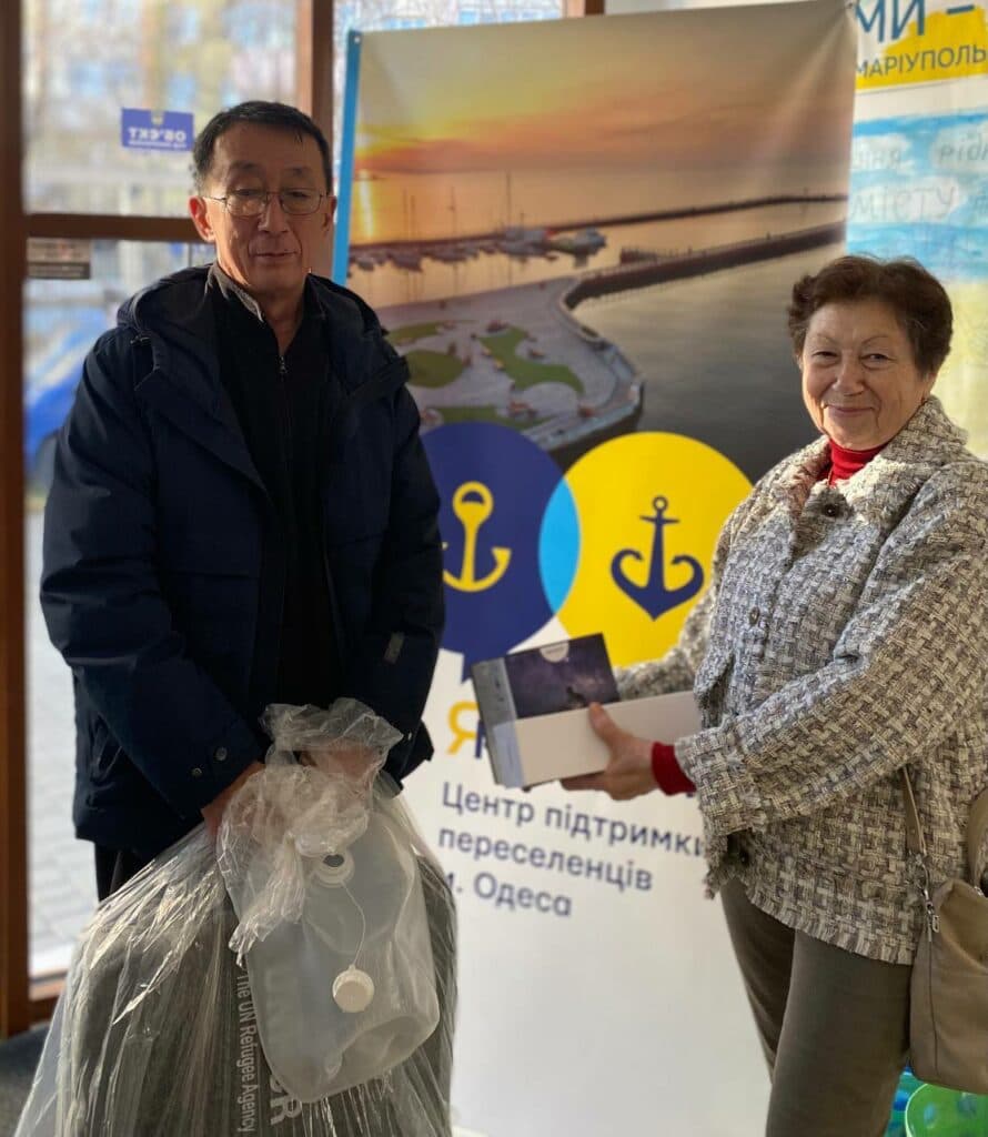 В Містах України маріупольці отримують допомогу від ООН