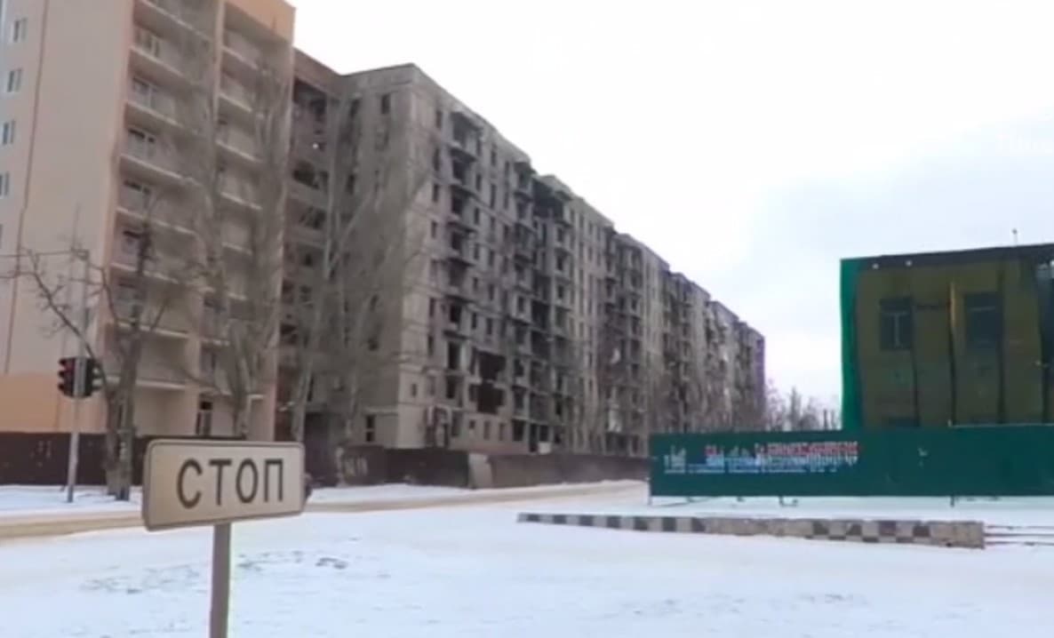 Андрющенко показав Центральний проспект Маріуполя (відео)