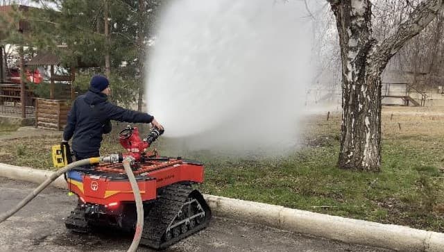 Рятувальники Донеччини тестують тактичного робота