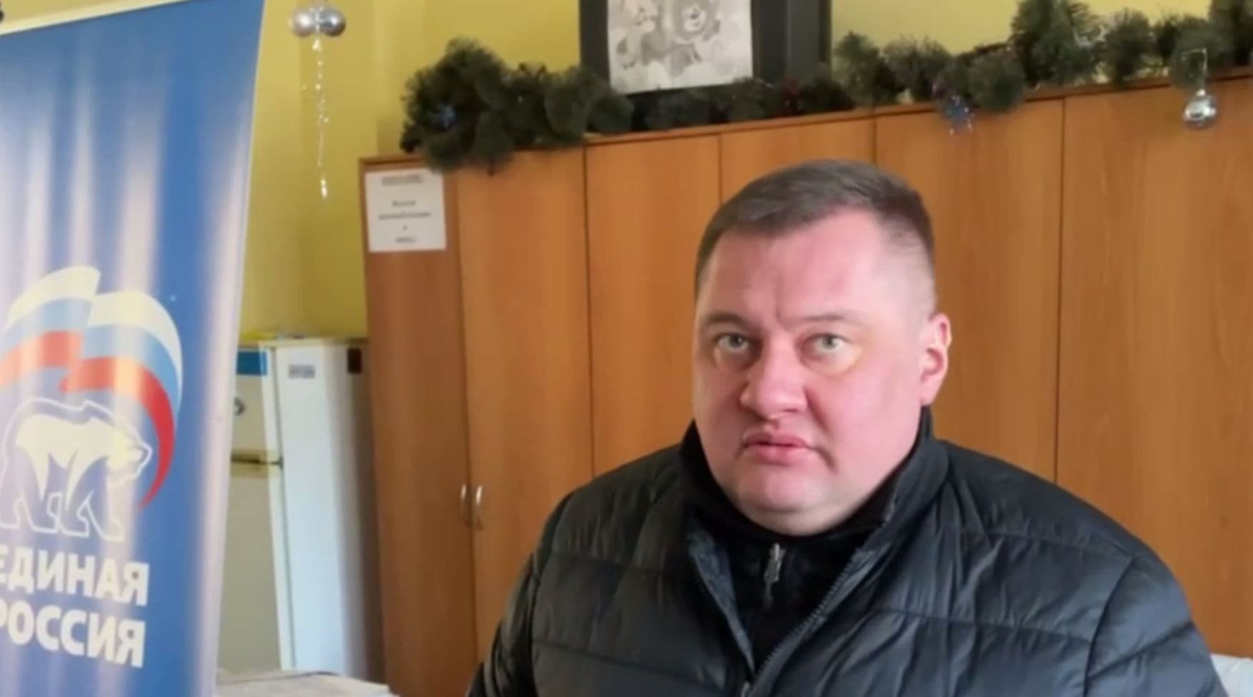 колаборант Адамець після обстрілу у Донецьку