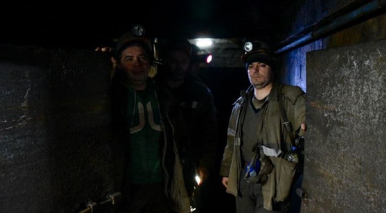 шахтарі на ТОТ Донеччини