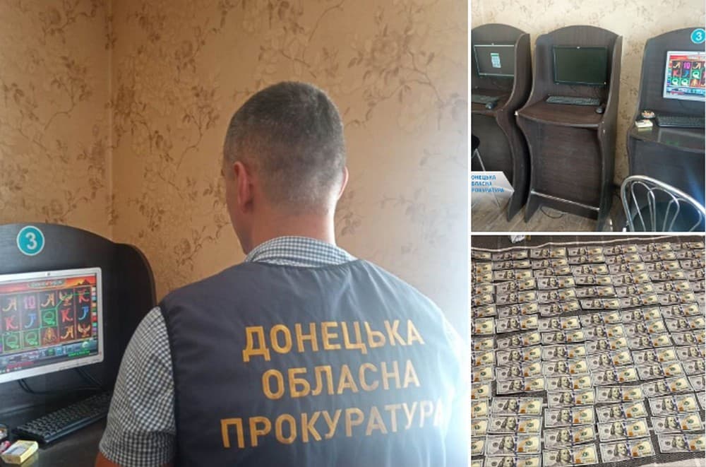 Судитимуть трьох жителів Донеччини за організацію підпільного грального закладу з оборотом до 150 тисяч гривень