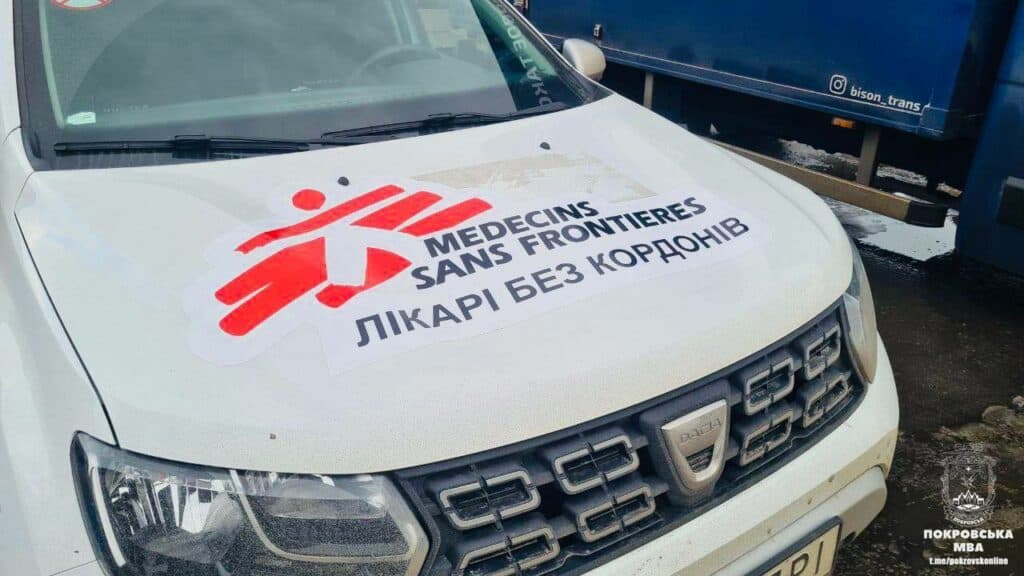 "Лікарі без кордонів" доставили до Покровська гуманітарний вантаж (фото)