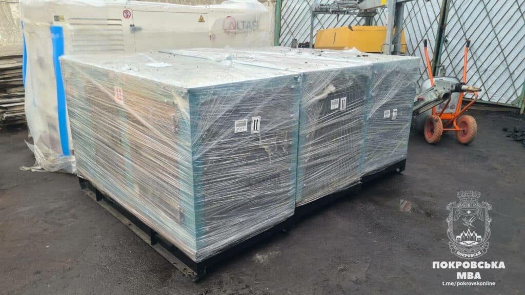 Від польських партнерів Покровськ отримав 6 генераторів