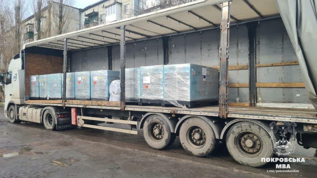 Від польських партнерів Покровськ отримав 6 генераторів