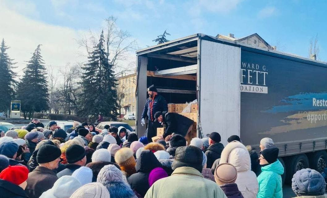 Мешканці Покровської громади отримали допомогу від благодійників