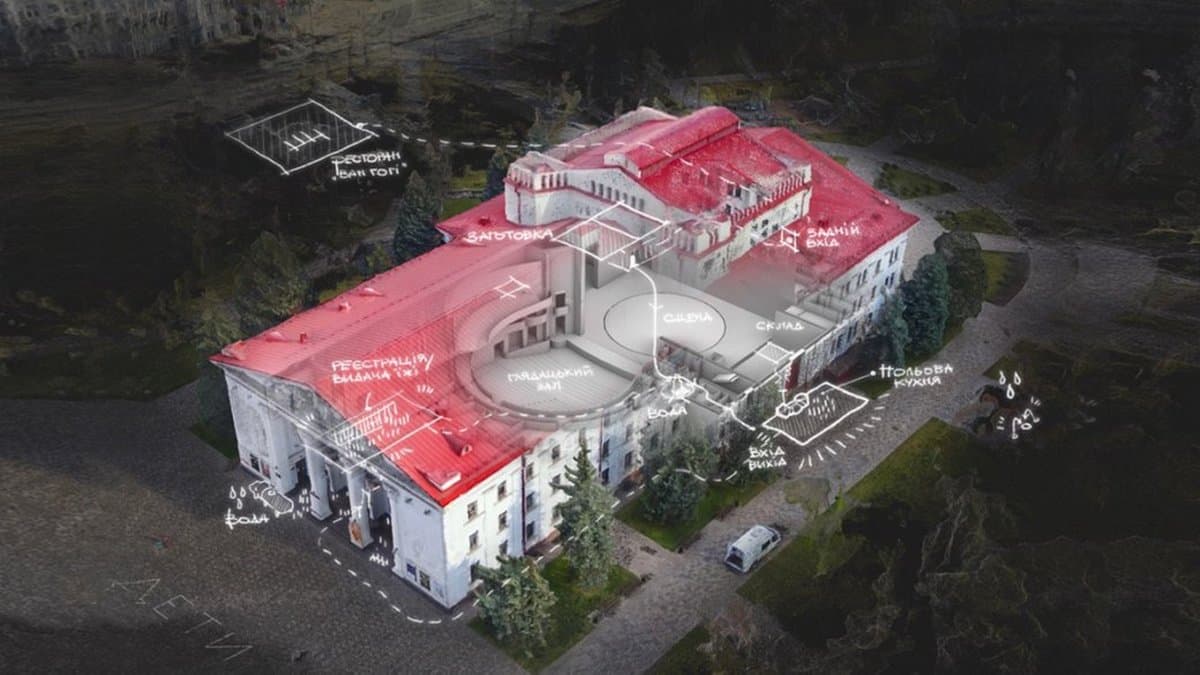 В Україні створено сайт із дослідженням атаки ворога на Маріупольський драматичний театр (фото)