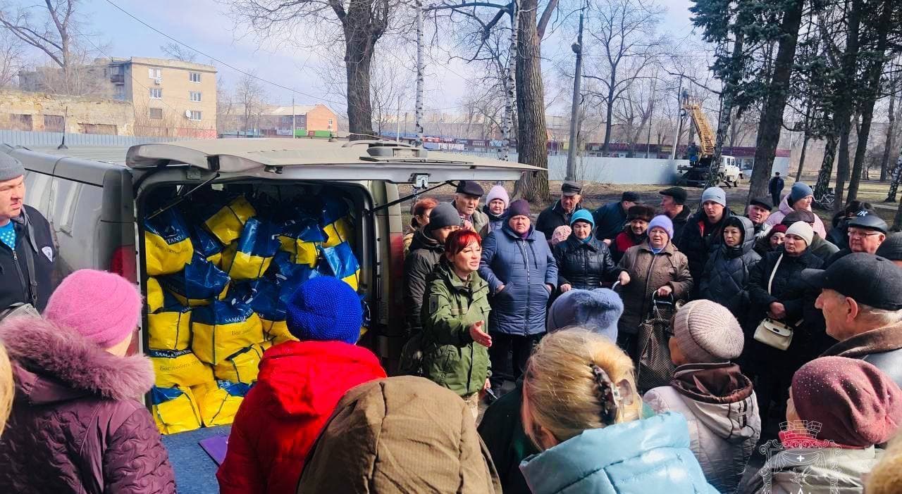 Покровська громада отримала продуктові набори від благодійників (фото)