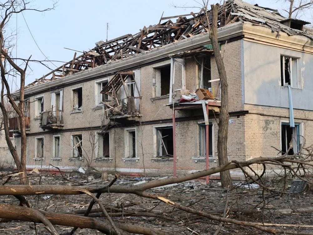 Керівник Донецької ОВА оглянув місце нічного удару ворога по Селидівській громаді (фото)