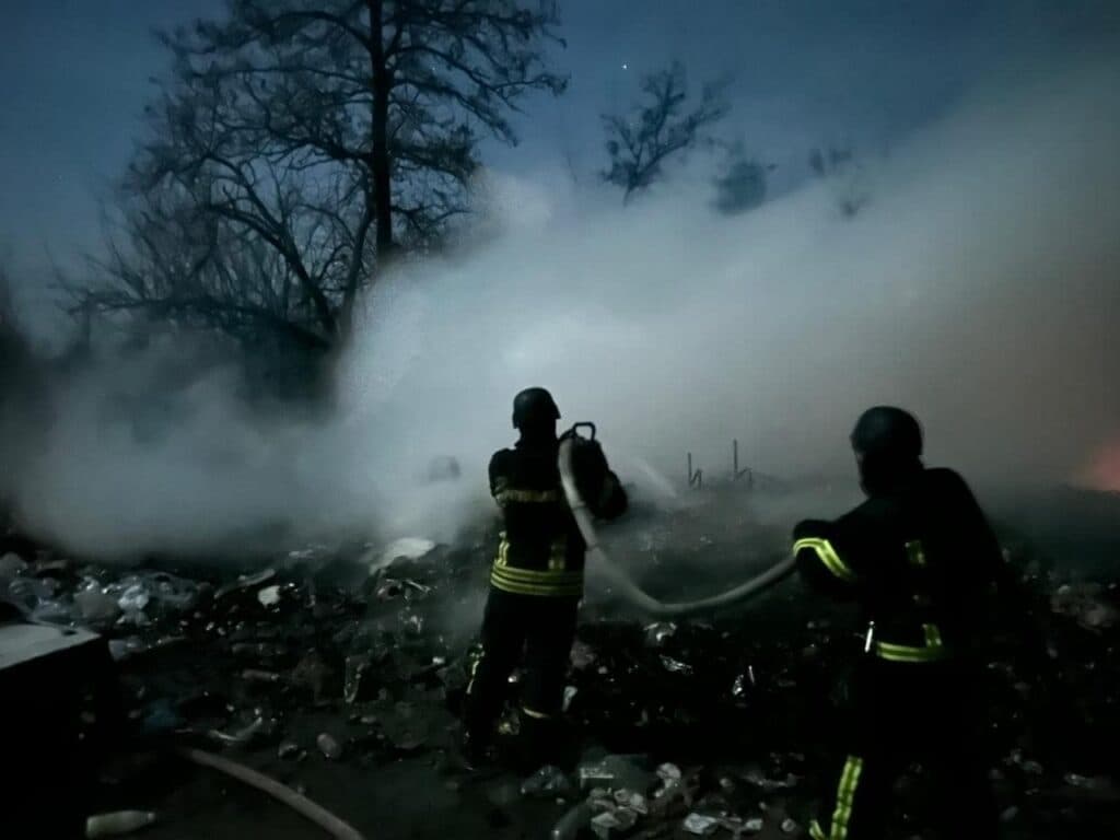 пожежи на Донеччині