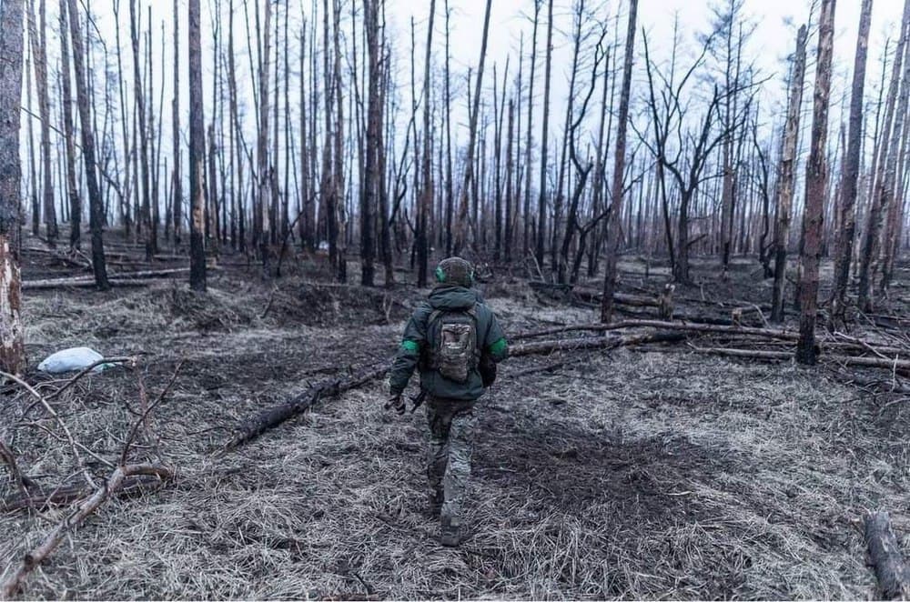 За тиждень на Лиманському напрямку нацгвардійці вразили 18 бліндажів противника і 28 FPV-дронів