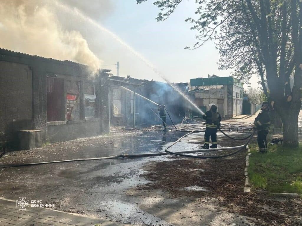 У Лимані згоріла типографія "Зоря" (фото)