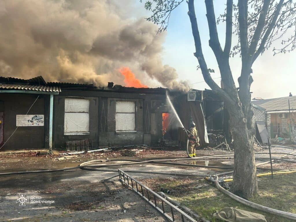 У Лимані згоріла типографія "Зоря" (фото)