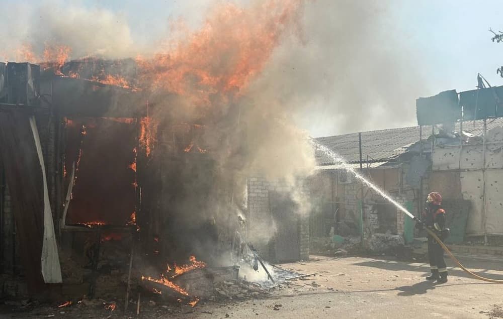 У Лимані згоріла типографія "Зоря" (фото)