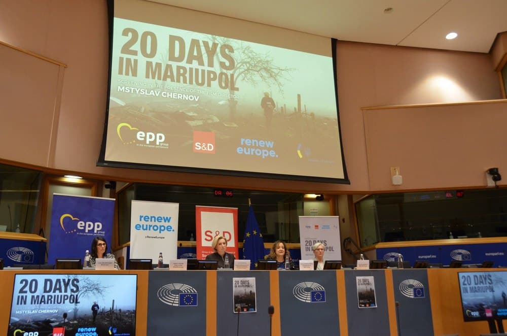 У Європарламенті пройшов показ фільму 20 днів у Маріуполі