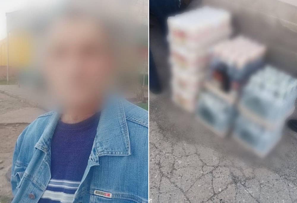 У Словʼянську водій перевозив понад 85 літрів забороненого алкоголю
