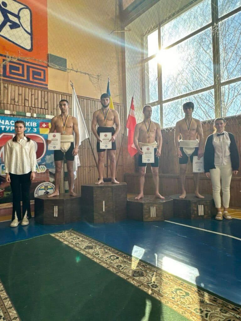 Слов’янські сумоїсти вибороли п’ять медалей чемпіонату України