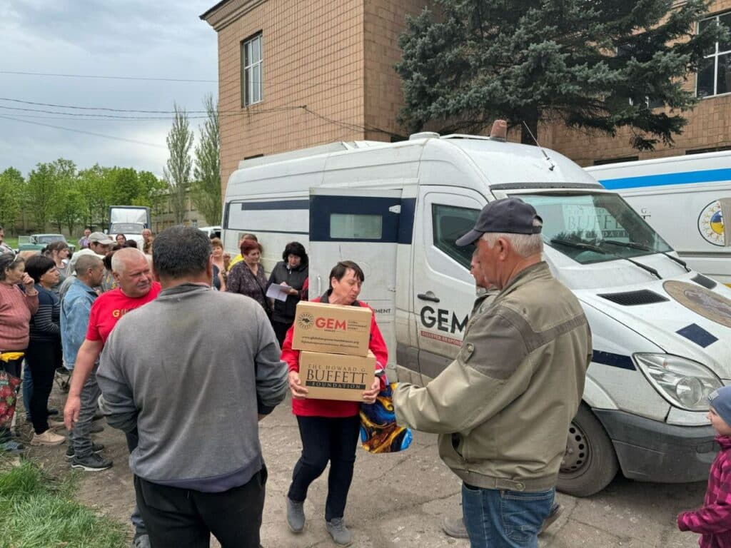 гумподопомога на Донеччину