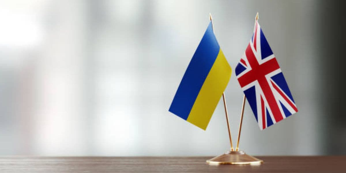 україна та велика британія прапори