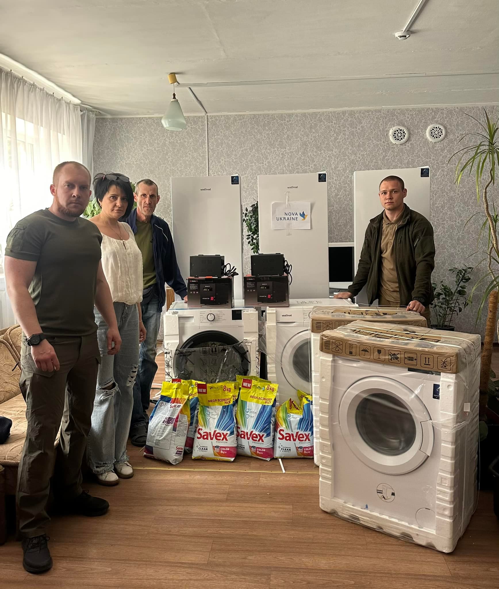 Новогродівка отримала побутову техніку для гуртожитка ВПО