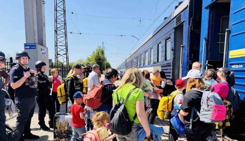 Волинь прийняла евакуаційний поїзд із Донеччини