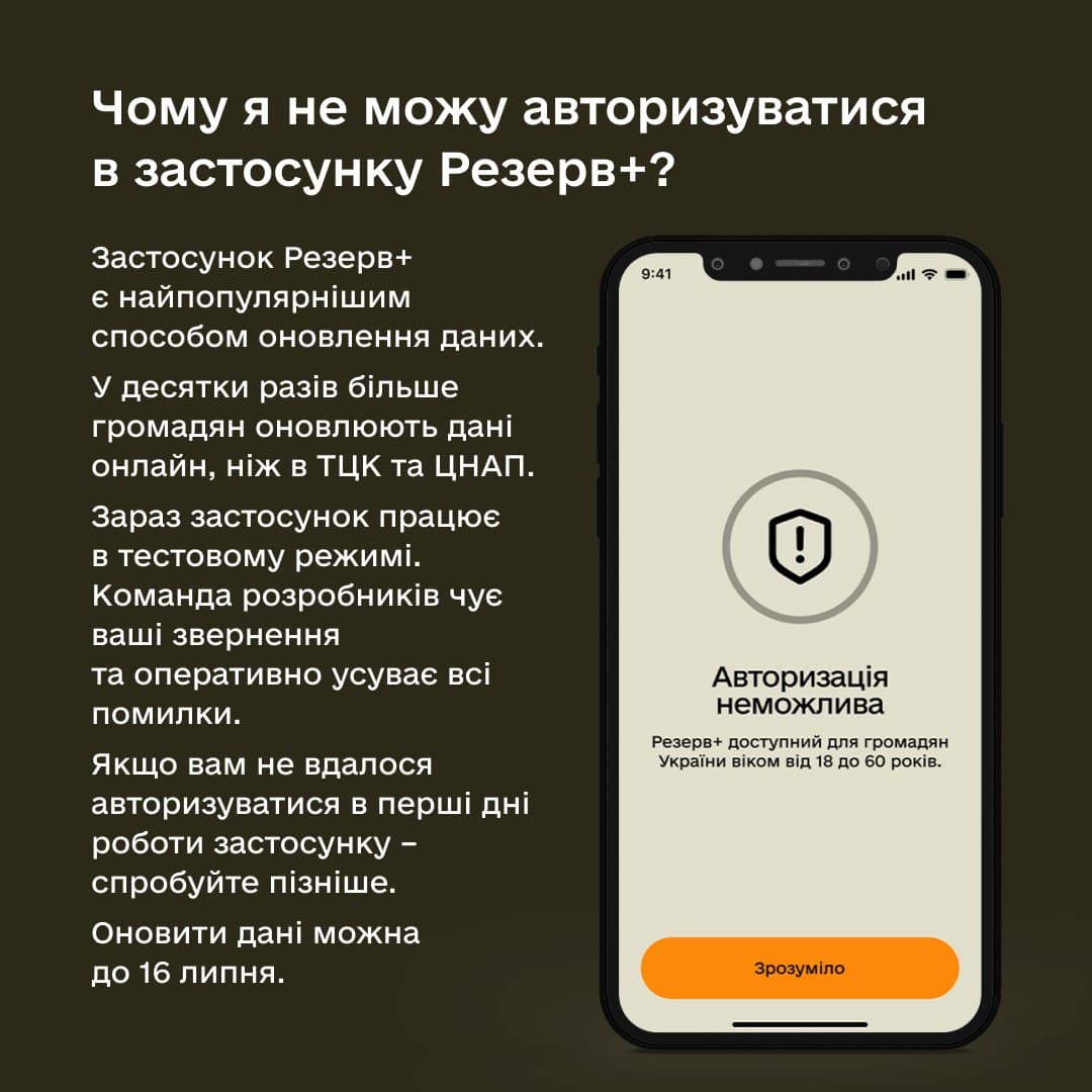 У Міноборони дали відповіді на найбільш поширені питання про застосунок Резерв+