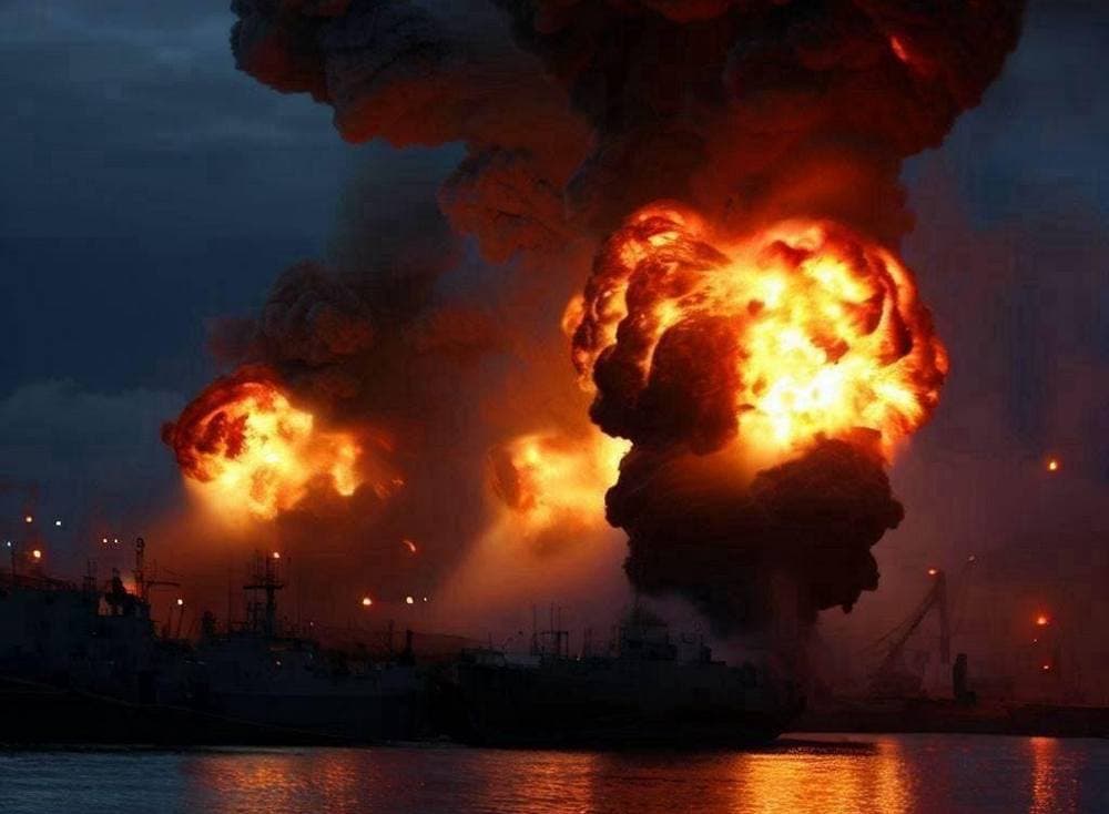 ЗС України уразила поромну переправу і нафтовий термінал порту "Кавказ" у Краснодарському краї рф