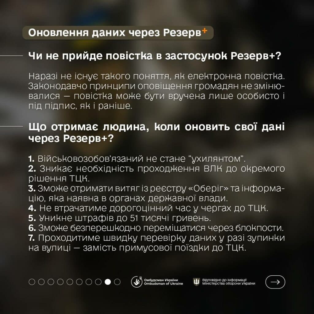 оновлення даних