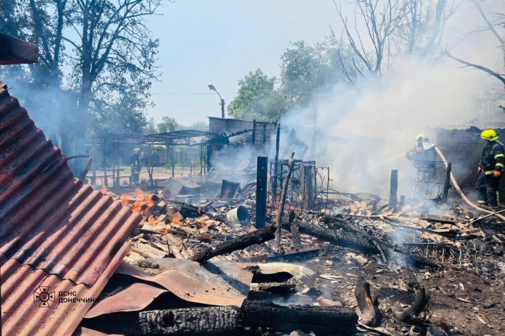 пожежі на Донеччині