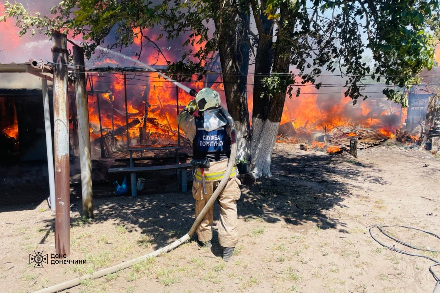 пожежі на Донеччині