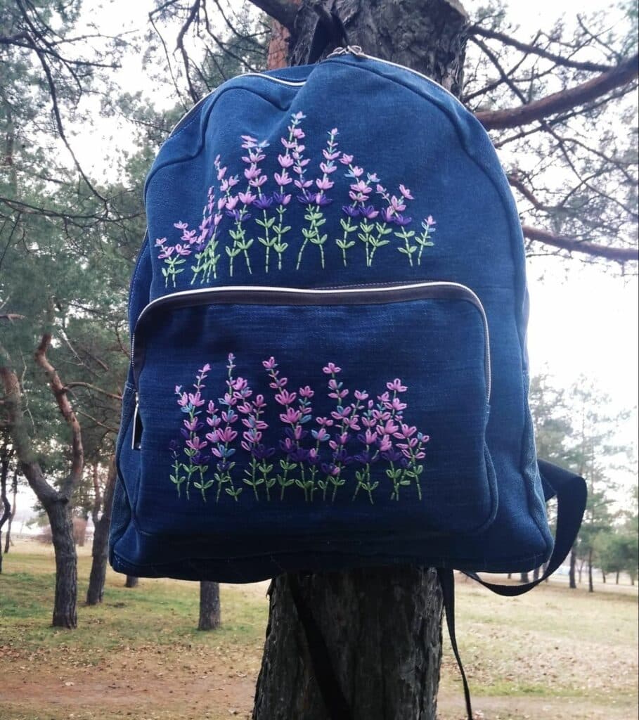 Рюкзак, пошитий Іриною Задорожньою