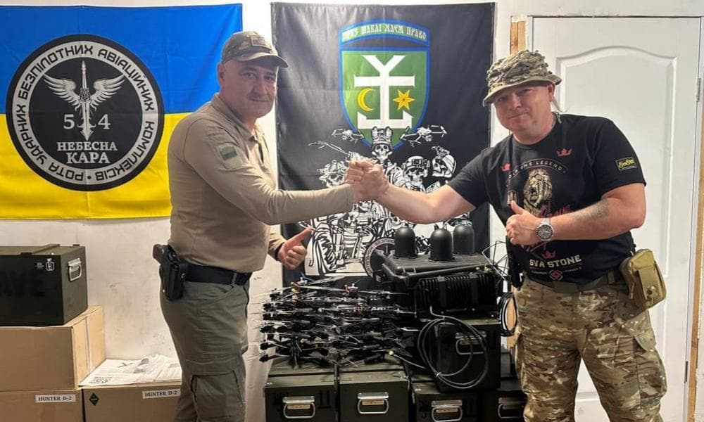 Сіверська військова адміністрація передала бійцям ЗСУ 15 FPV дронів і засоби РЕБ