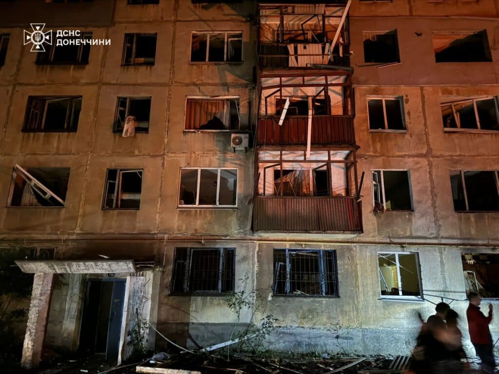 обстріл селидове 2