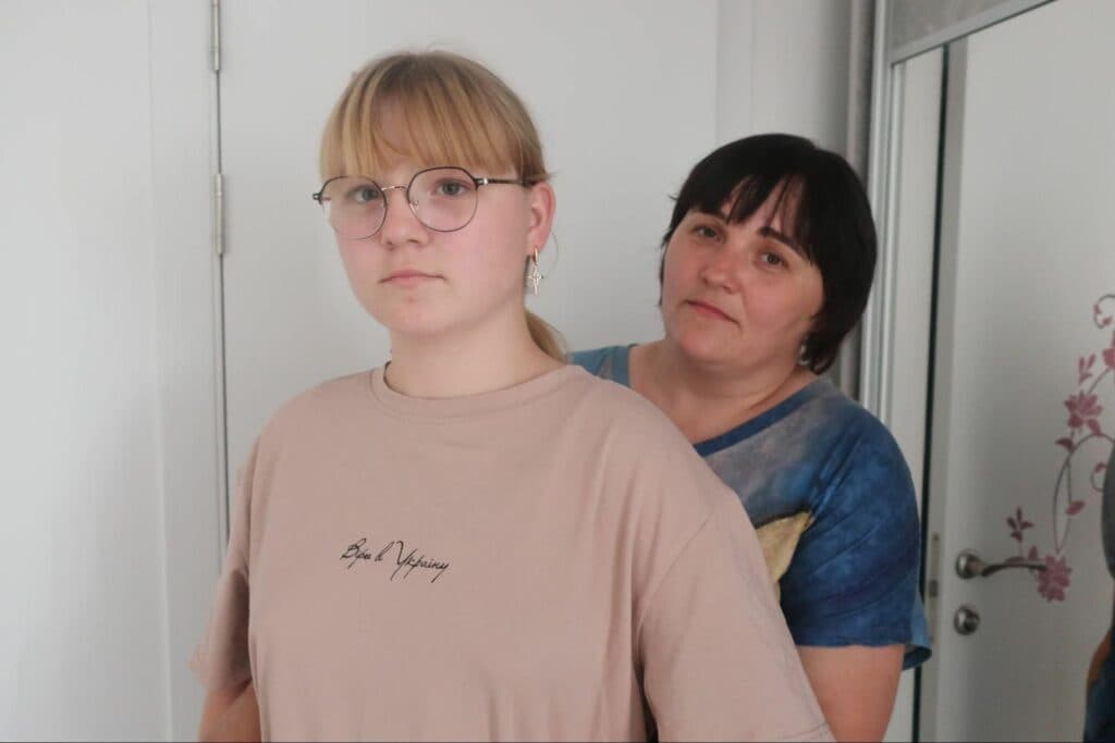 Анна, донька, та її мама Тетяна Рослік