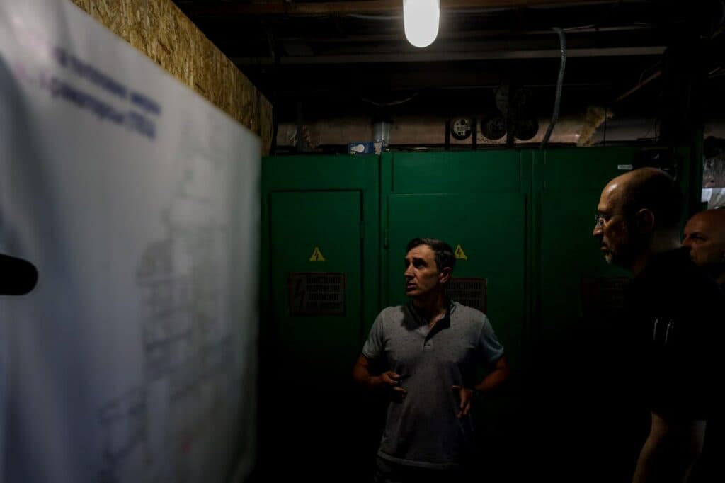 На Донеччині Шмигаль перевірив реконструкцію об'єкта теплової генерації (фото)