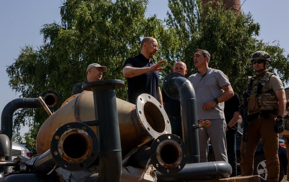 На Донеччині Шмигаль перевірив реконструкцію об'єкта теплової генерації (фото)