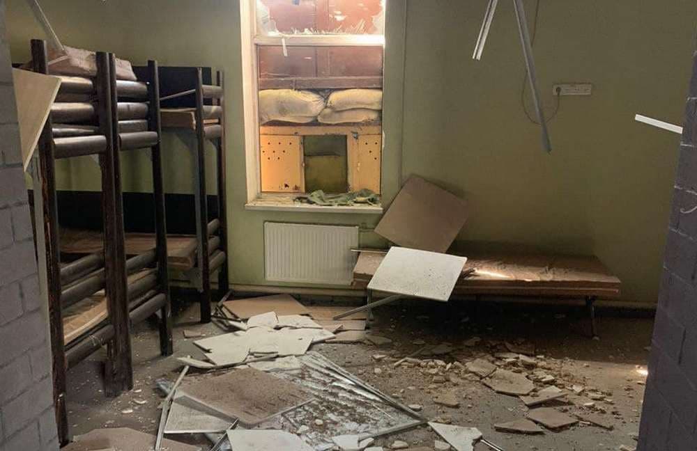 У Дружківці ворожим обстрілом було пошкоджено — рятувальну частину (фото)