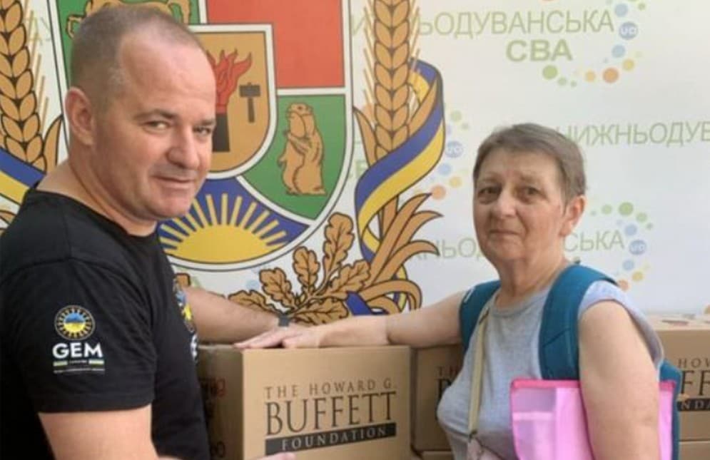 У Києві видали 720 пакунків з продуктами минулого тижня в хабі для ВПО з Луганщини