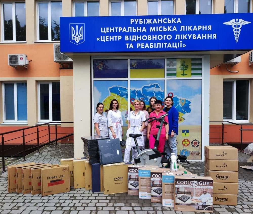 Рубіжанському Центру відновного лікування та реабілітації у Харкові надали гуманітарну допомогу