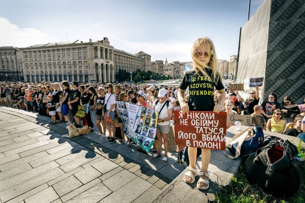 У Києві вшанували пам'ять невинно загиблих українських захисників в Оленівці (фото)